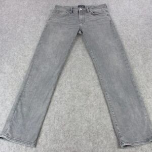 34 Heritage Mens Jeans 32x32 Gray Charcoal Courage Mid Rise Straight Stretch